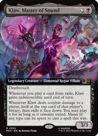 Klaw, Master of Sound (Extended Art)  [Commander: Marvel Super Heroes]