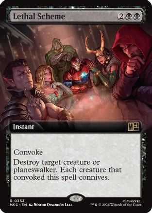 Lethal Scheme (Extended Art)  [Commander: Marvel Super Heroes]