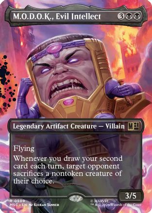 M.O.D.O.K., Evil Intellect (Borderless)  [Commander: Marvel Super Heroes] Foil