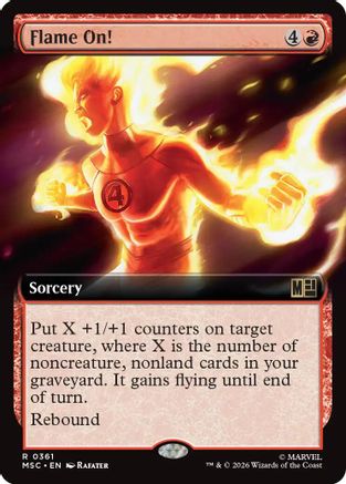 Flame On! (Extended Art)  [Commander: Marvel Super Heroes]