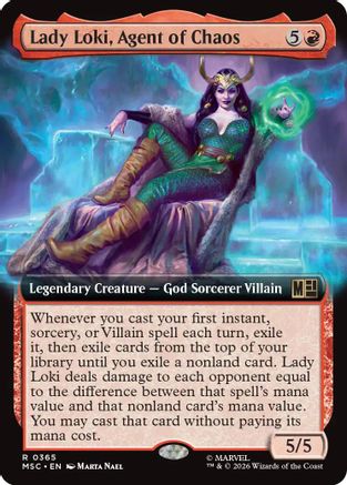 Lady Loki, Agent of Chaos (Extended Art)  [Commander: Marvel Super Heroes] Foil