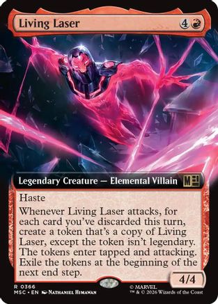 Living Laser (Extended Art)  [Commander: Marvel Super Heroes] Foil
