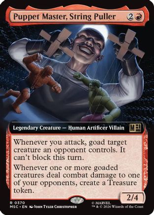 Puppet Master, String Puller (Extended Art)  [Commander: Marvel Super Heroes] Foil