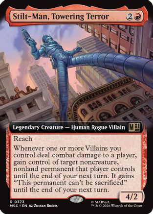 Stilt-Man, Towering Terror (Extended Art)  [Commander: Marvel Super Heroes]