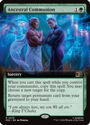 Ancestral Communion (Extended Art)  [Commander: Marvel Super Heroes]
