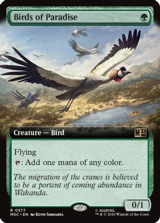 Birds of Paradise (Extended Art)  [Commander: Marvel Super Heroes] Foil