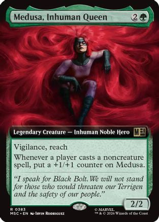 Medusa, Inhuman Queen (Extended Art)  [Commander: Marvel Super Heroes]