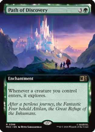 Path of Discovery (Extended Art)  [Commander: Marvel Super Heroes]
