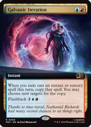 Galvanic Iteration (Extended Art)  [Commander: Marvel Super Heroes]