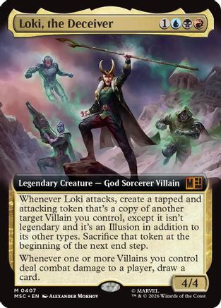 Loki, the Deceiver (Extended Art)  [Commander: Marvel Super Heroes]