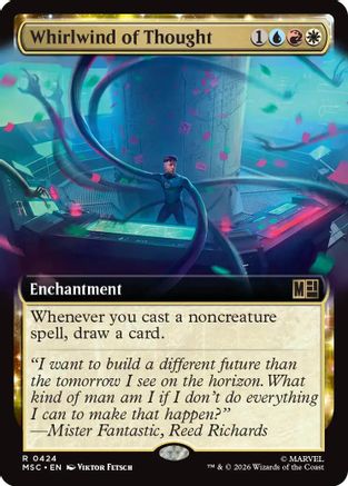 Whirlwind of Thought (Extended Art)  [Commander: Marvel Super Heroes] Foil