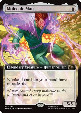 Molecule Man (Extended Art)  [Commander: Marvel Super Heroes]