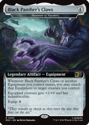 Black Panther's Claws (Extended Art)  [Commander: Marvel Super Heroes]