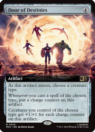 Door of Destinies (Extended Art)  [Commander: Marvel Super Heroes] Foil