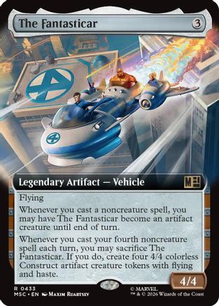 The Fantasticar (Extended Art)  [Commander: Marvel Super Heroes]