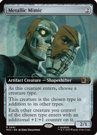 Metallic Mimic (Extended Art)  [Commander: Marvel Super Heroes]