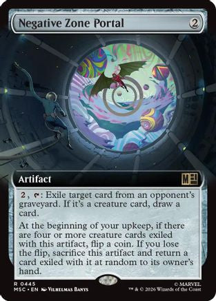 Negative Zone Portal (Extended Art)  [Commander: Marvel Super Heroes] Foil