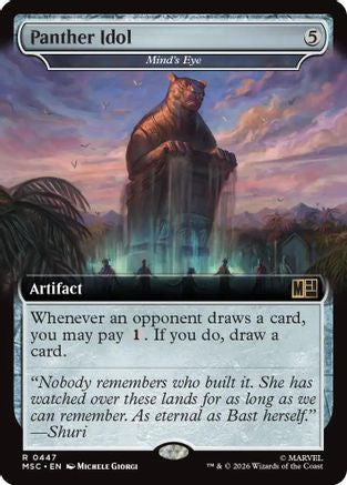 Panther Idol - Mind's Eye (Extended Art)  [Commander: Marvel Super Heroes] Foil