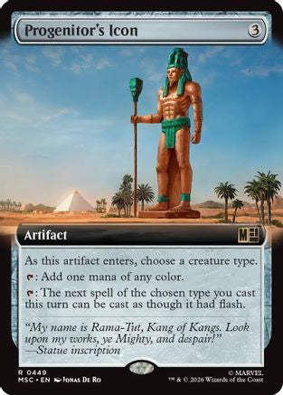 Progenitor's Icon (Extended Art)  [Commander: Marvel Super Heroes]