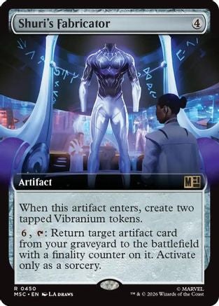 Shuri's Fabricator (Extended Art)  [Commander: Marvel Super Heroes] Foil