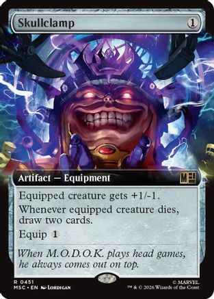 Skullclamp (Extended Art)  [Commander: Marvel Super Heroes]