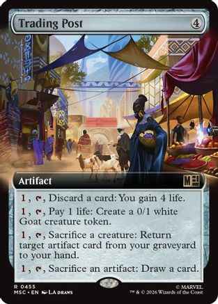Trading Post (Extended Art)  [Commander: Marvel Super Heroes]