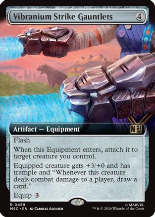 Vibranium Strike Gauntlets (Extended Art)  [Commander: Marvel Super Heroes]