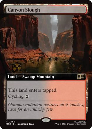 Canyon Slough (Extended Art)  [Commander: Marvel Super Heroes]
