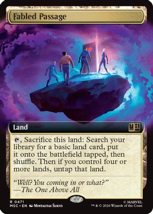 Fabled Passage (Extended Art)  [Commander: Marvel Super Heroes]