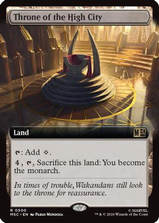 Throne of the High City (Extended Art)  [Commander: Marvel Super Heroes]