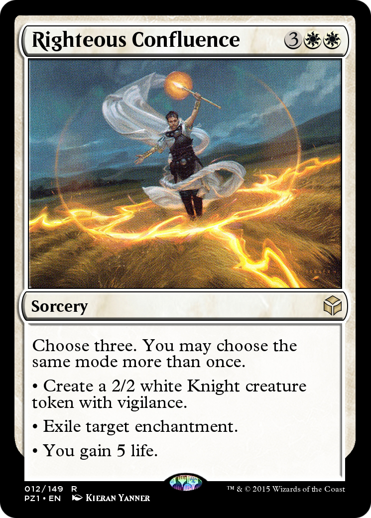 Righteous Confluence  [Legendary Cube Prize Pack] Foil