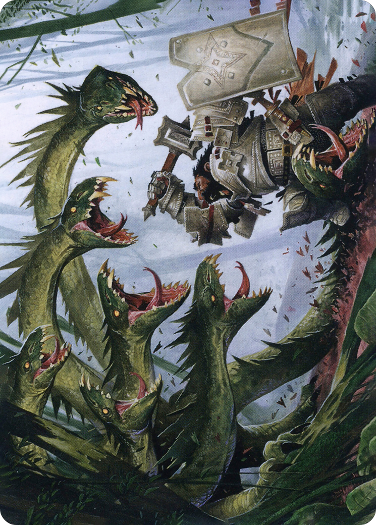 Lair of the Hydra // Lair of the Hydra  [Adventures in the Forgotten Realms Art Series] (Borderless)