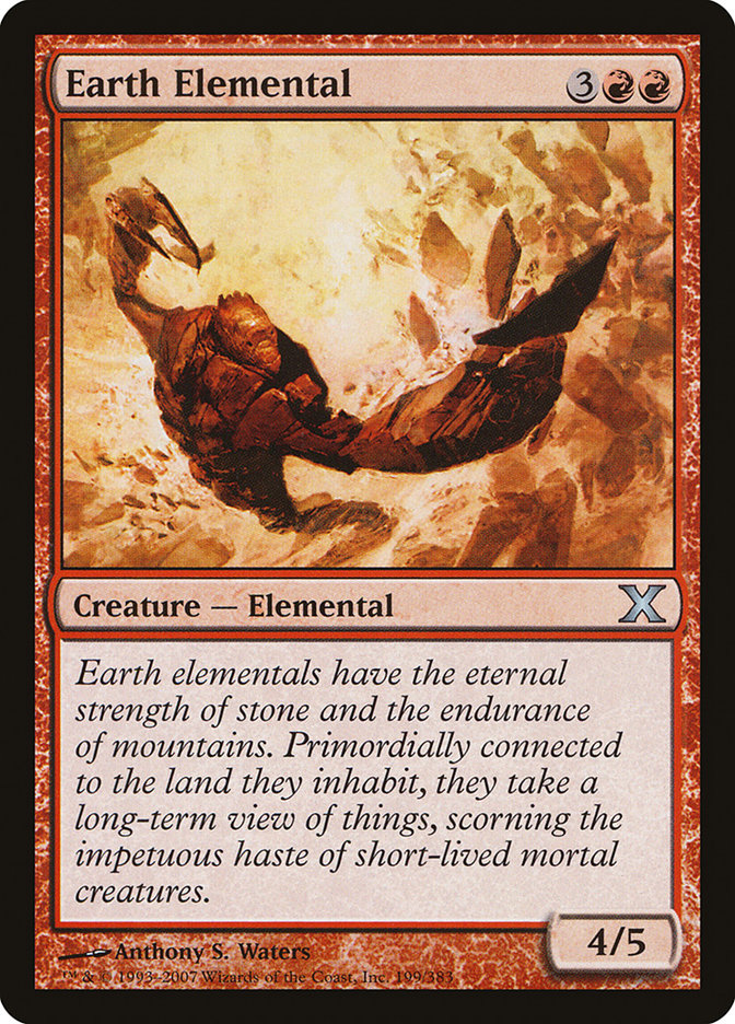 Earth Elemental [Tenth Edition] Foil