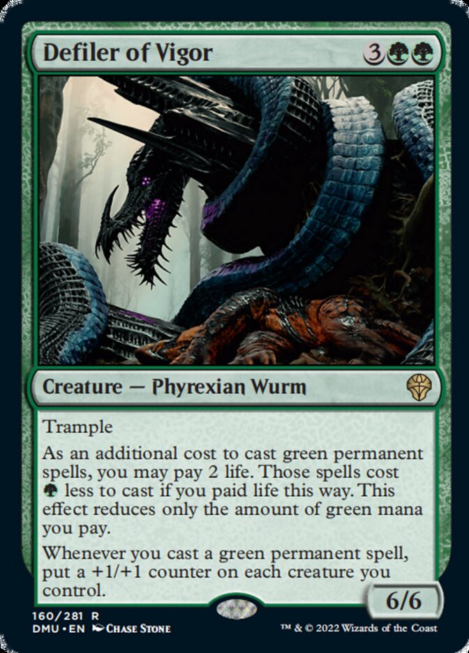 Defiler of Vigor [Dominaria United] Foil