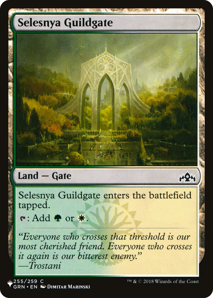 Selesnya Guildgate  [The List Reprints]