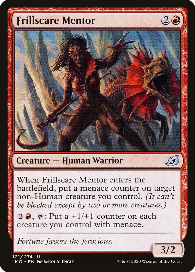 Frillscare Mentor [Ikoria: Lair of Behemoths] Foil