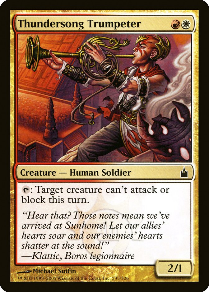 Thundersong Trumpeter [Ravnica: City of Guilds] Foil
