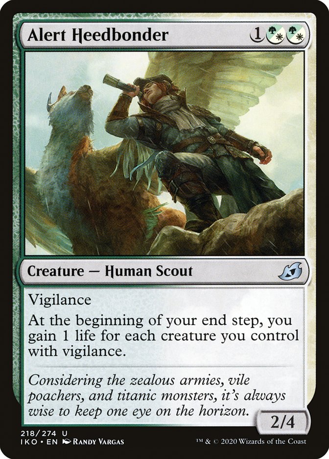 Alert Heedbonder [Ikoria: Lair of Behemoths] Foil