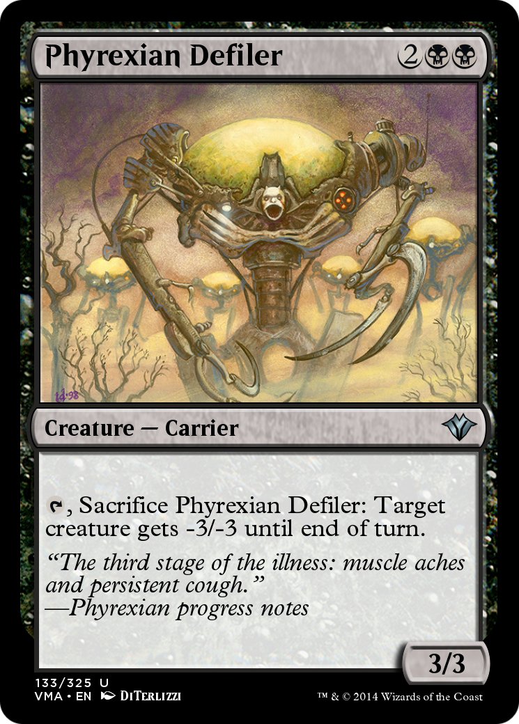 Phyrexian Defiler  [Vintage Masters] Foil