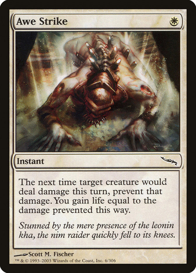 Awe Strike [Mirrodin] Foil