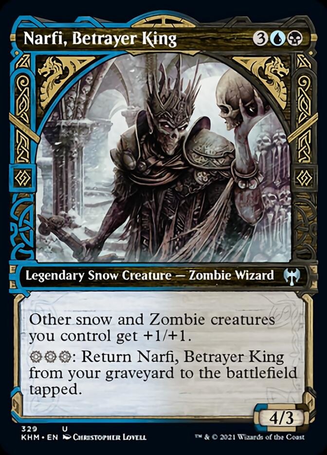 Narfi, Betrayer King (Showcase) [Kaldheim] Foil