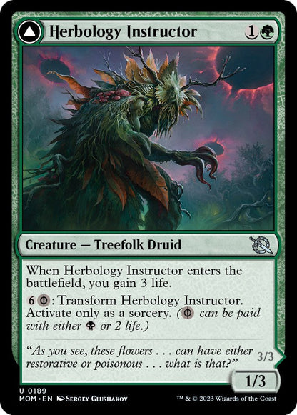 Herbology Instructor // Malady Invoker [March of the Machine] Foil