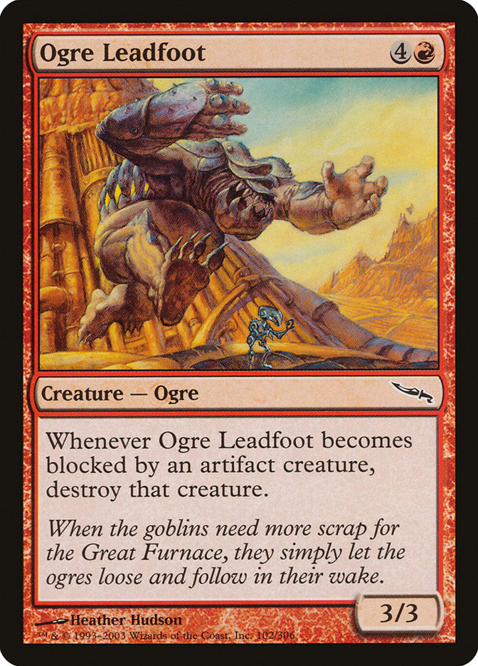 Ogre Leadfoot [Mirrodin] Foil