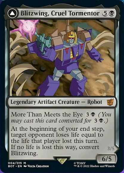 Blitzwing, Cruel Tormentor // Blitzwing, Adaptive Assailant [Transformers] Foil