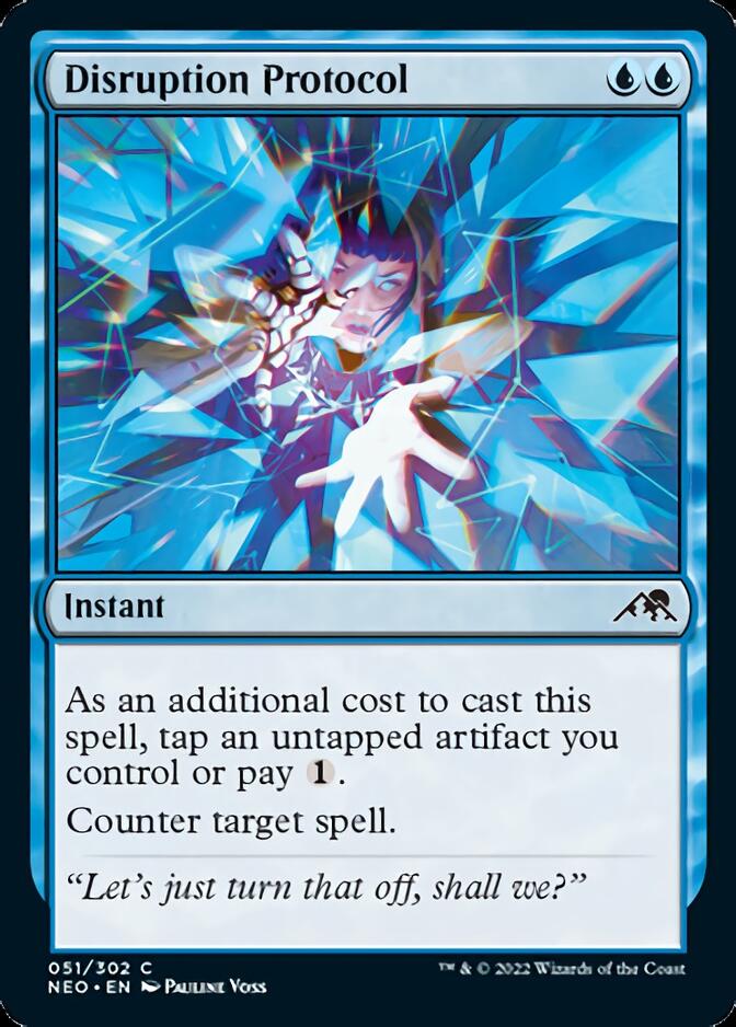 Disruption Protocol [Kamigawa: Neon Dynasty] Foil -1