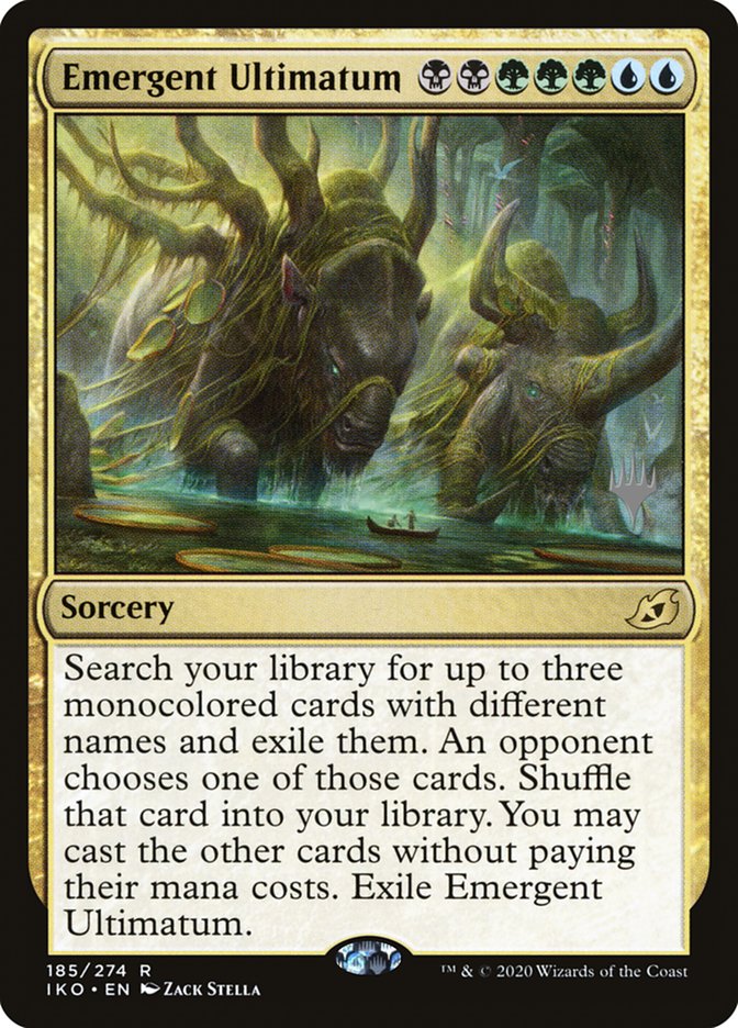 Emergent Ultimatum (Promo Pack) [Ikoria: Lair of Behemoths Promos] Foil