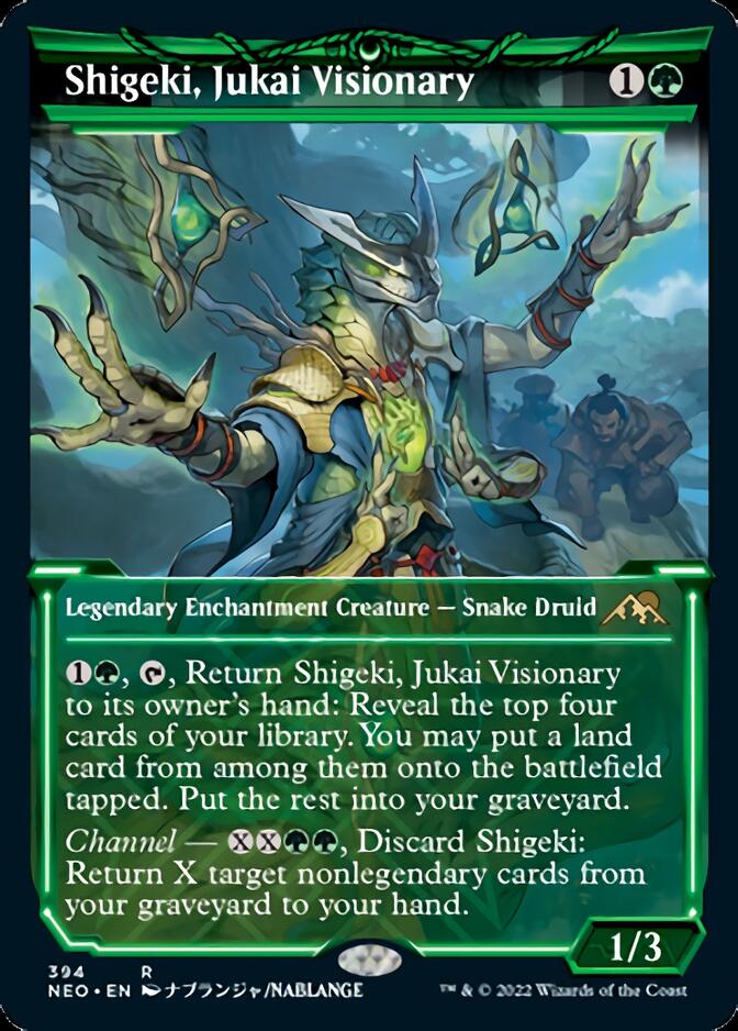 Shigeki, Jukai Visionary (Showcase Soft Glow) [Kamigawa: Neon Dynasty] Foil