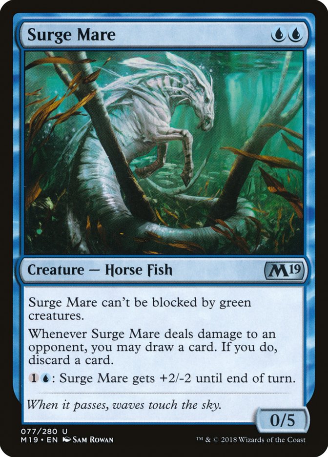 Surge Mare [Core Set 2019] Foil