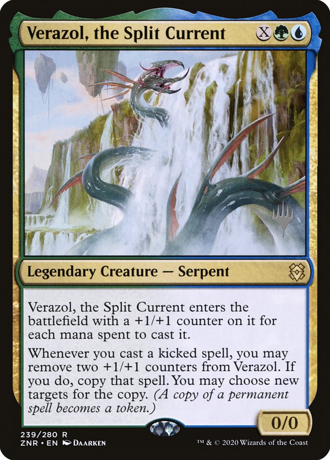 Verazol, the Split Current (Promo Pack) [Zendikar Rising Promos] Foil