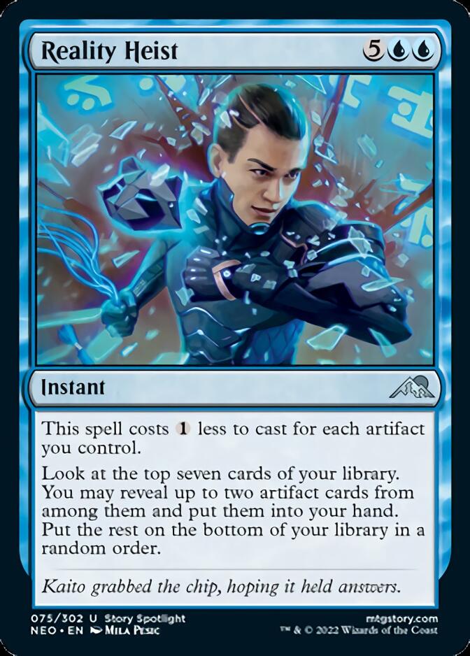 Reality Heist [Kamigawa: Neon Dynasty] Foil